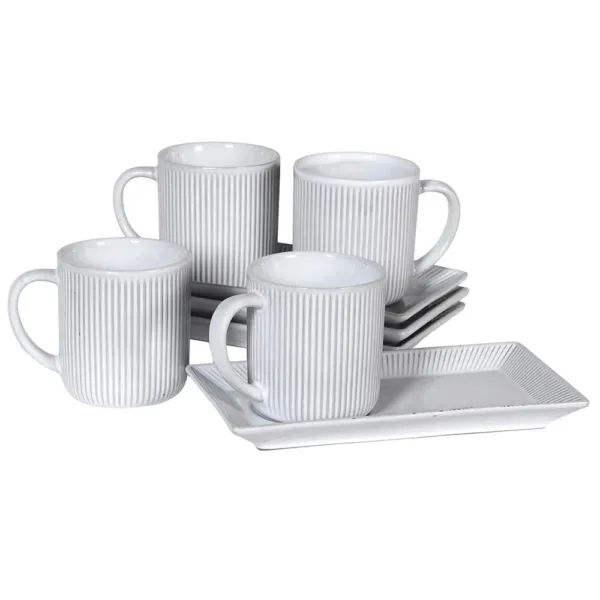 Set 4 šoljice sa tanjirićem