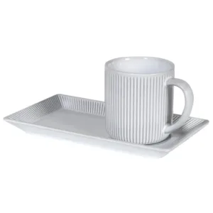 Set 4 šoljice sa tanjirićem